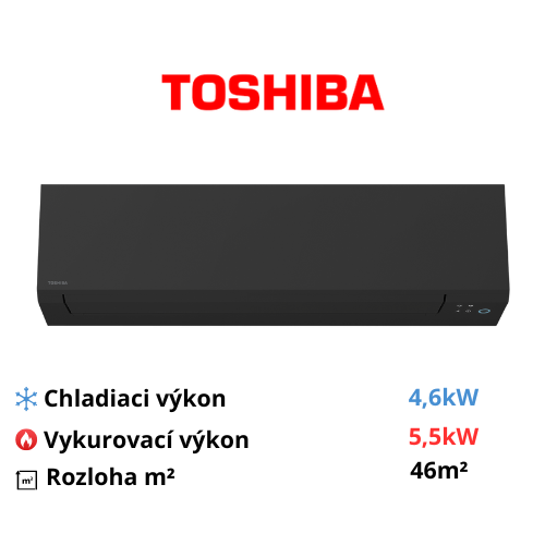 TOSHIBA SHORAI EDGE ČIERNA RAS-B16G3KVSGB-E/RAS-16J2AVSG-E1