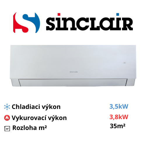 SINCLAIR MARVIN SIH-12BIMS/SOH-12BIM STRIEBORNÁ