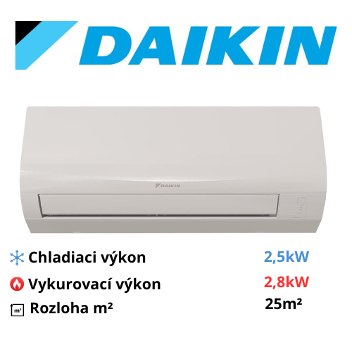 DAIKIN SENSIRA- FTXF25F/RXF25F