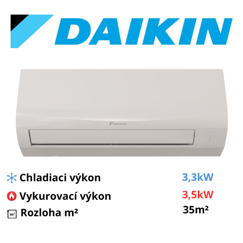 DAIKIN SENSIRA- FTXF35F/RXF35F